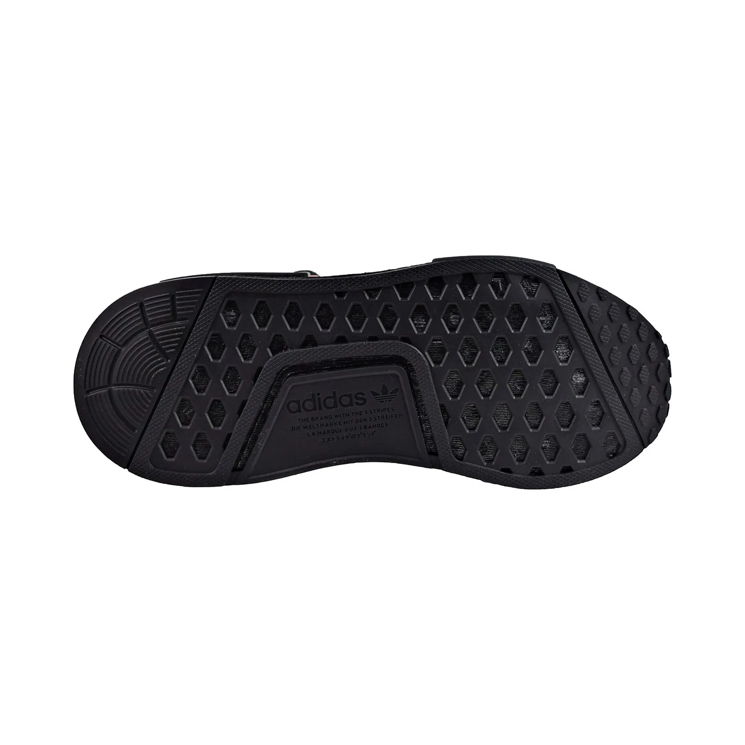 Adidas NMD_R1 Big Kids' Shoes Core Black-Cloud White-Team Power Red