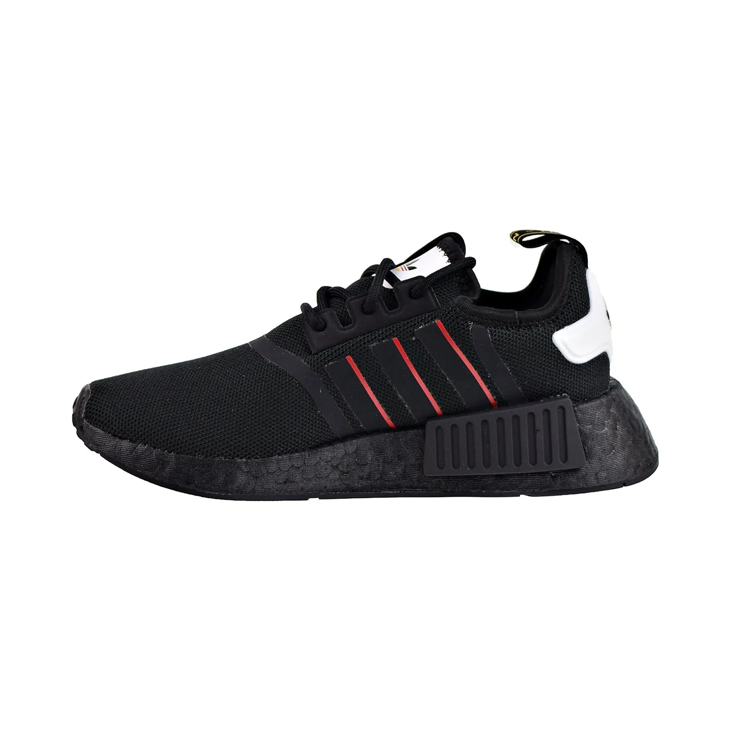 Adidas NMD_R1 Big Kids' Shoes Core Black-Cloud White-Team Power Red
