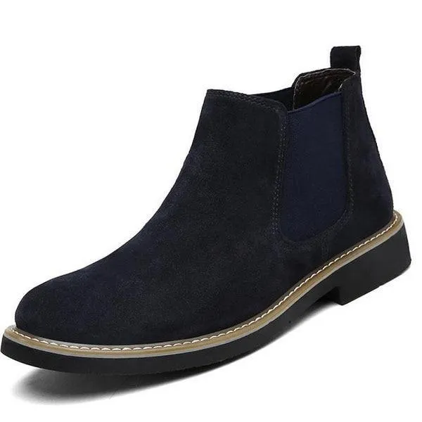 Angelo Ricci™ Chelsea Leather Ankle Boots