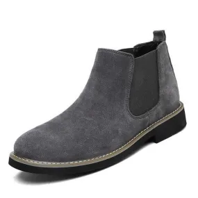 Angelo Ricci™ Chelsea Leather Ankle Boots