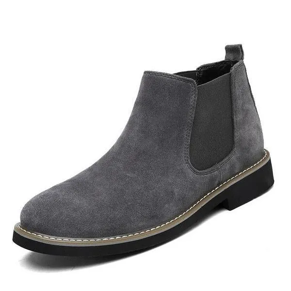 Angelo Ricci™ Chelsea Leather Ankle Boots
