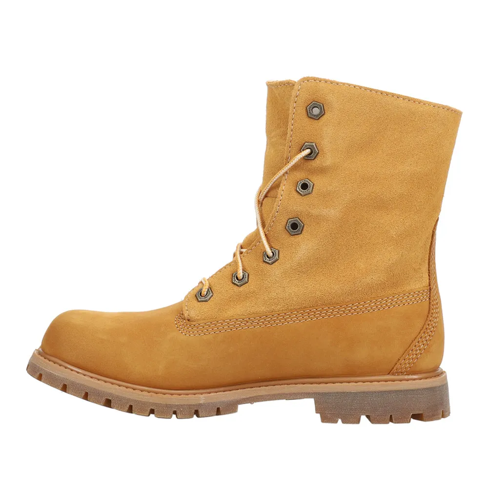 Authetntics Waterproof Fold-Down Lace Up Boots