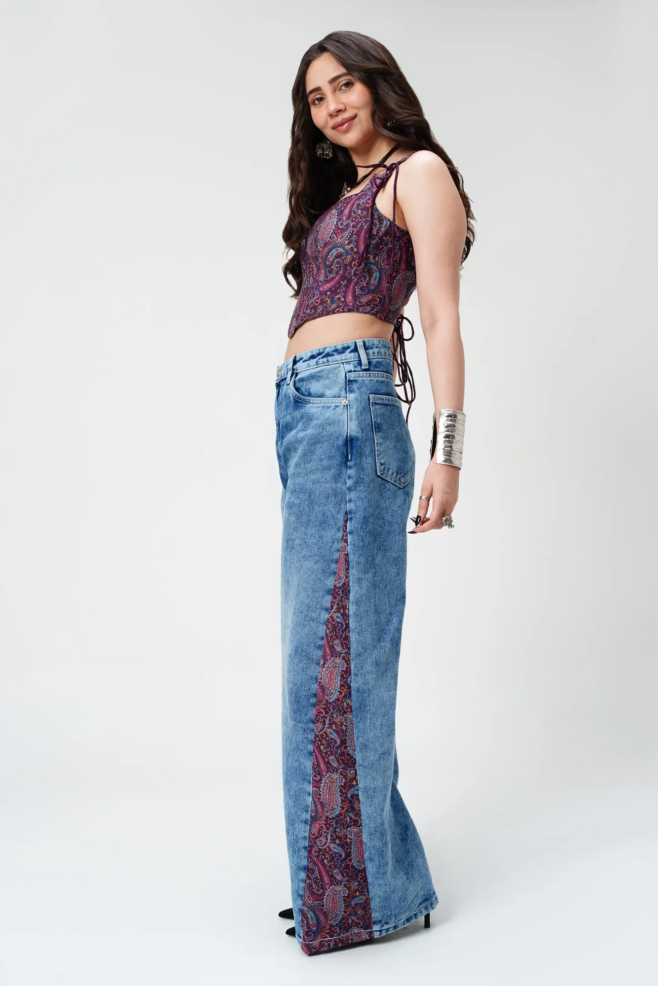 Banjaaran Blue Straight Jeans