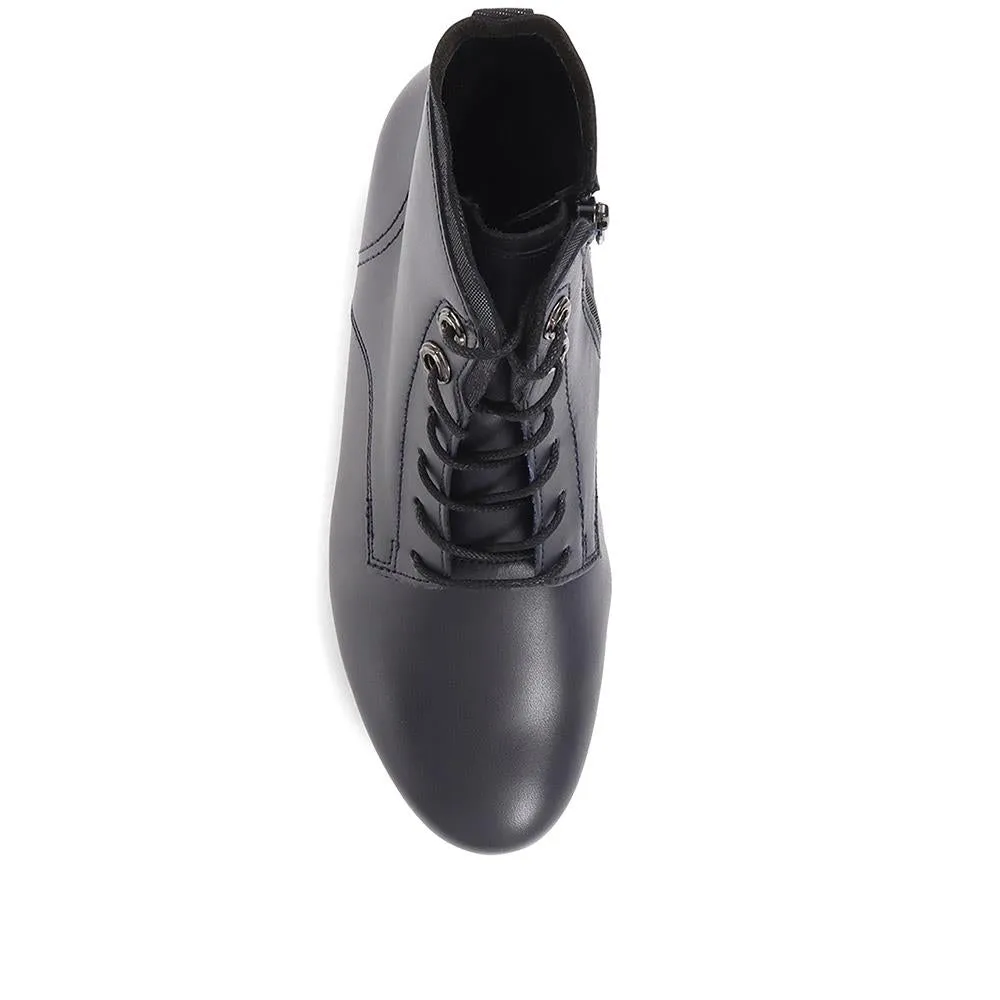 Block-Heeled Ankle Boots - GAB36532 / 322 830