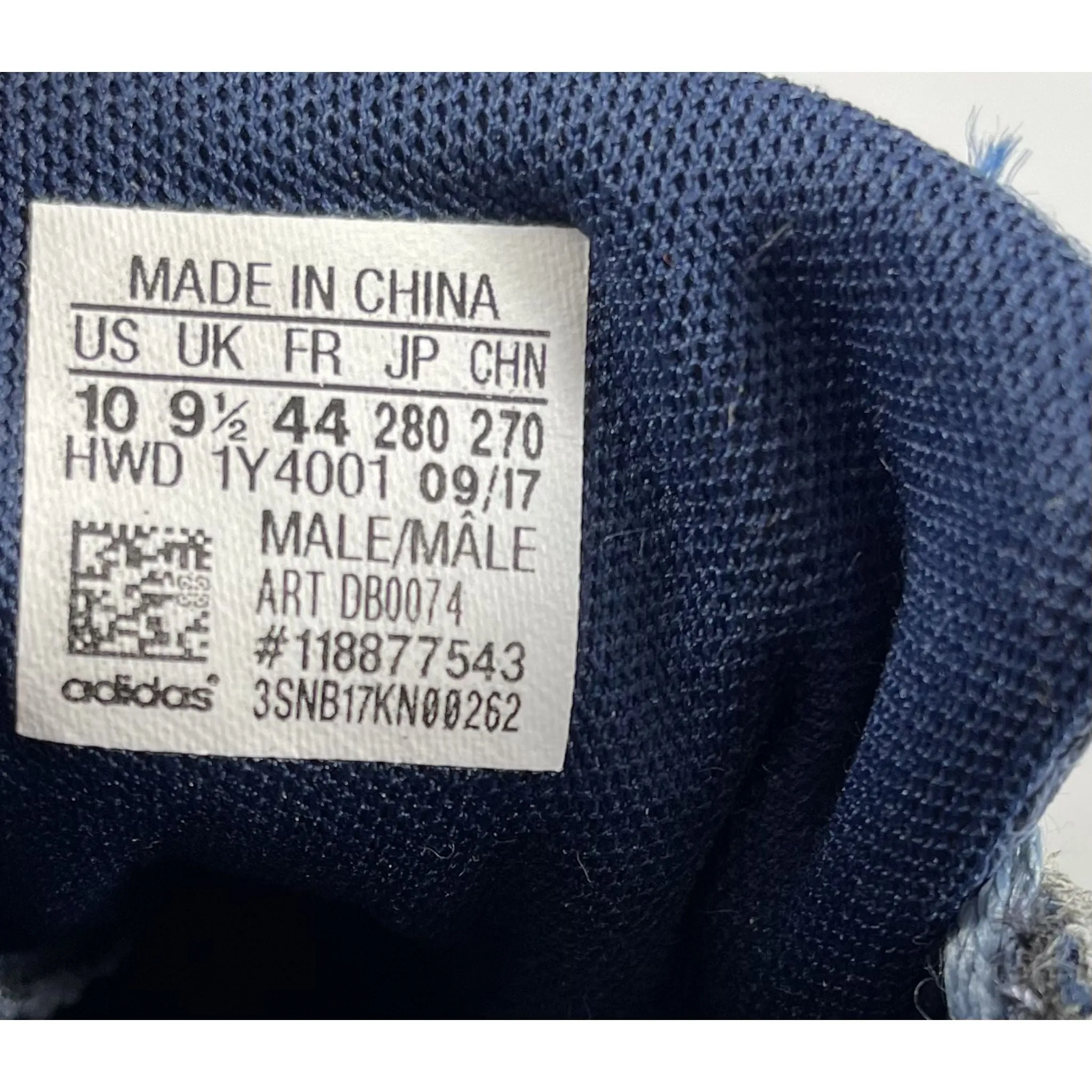 Blue Adidas Sneakers