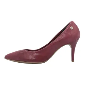 Botter Pointed Toe Pump High-Heel Shoes Fabric Red Colour For Women