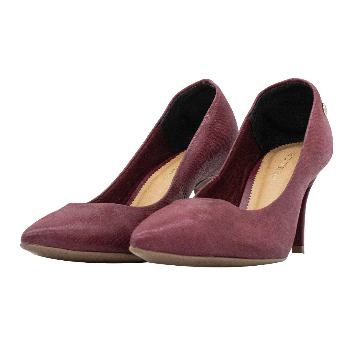 Botter Pointed Toe Pump High-Heel Shoes Fabric Red Colour For Women