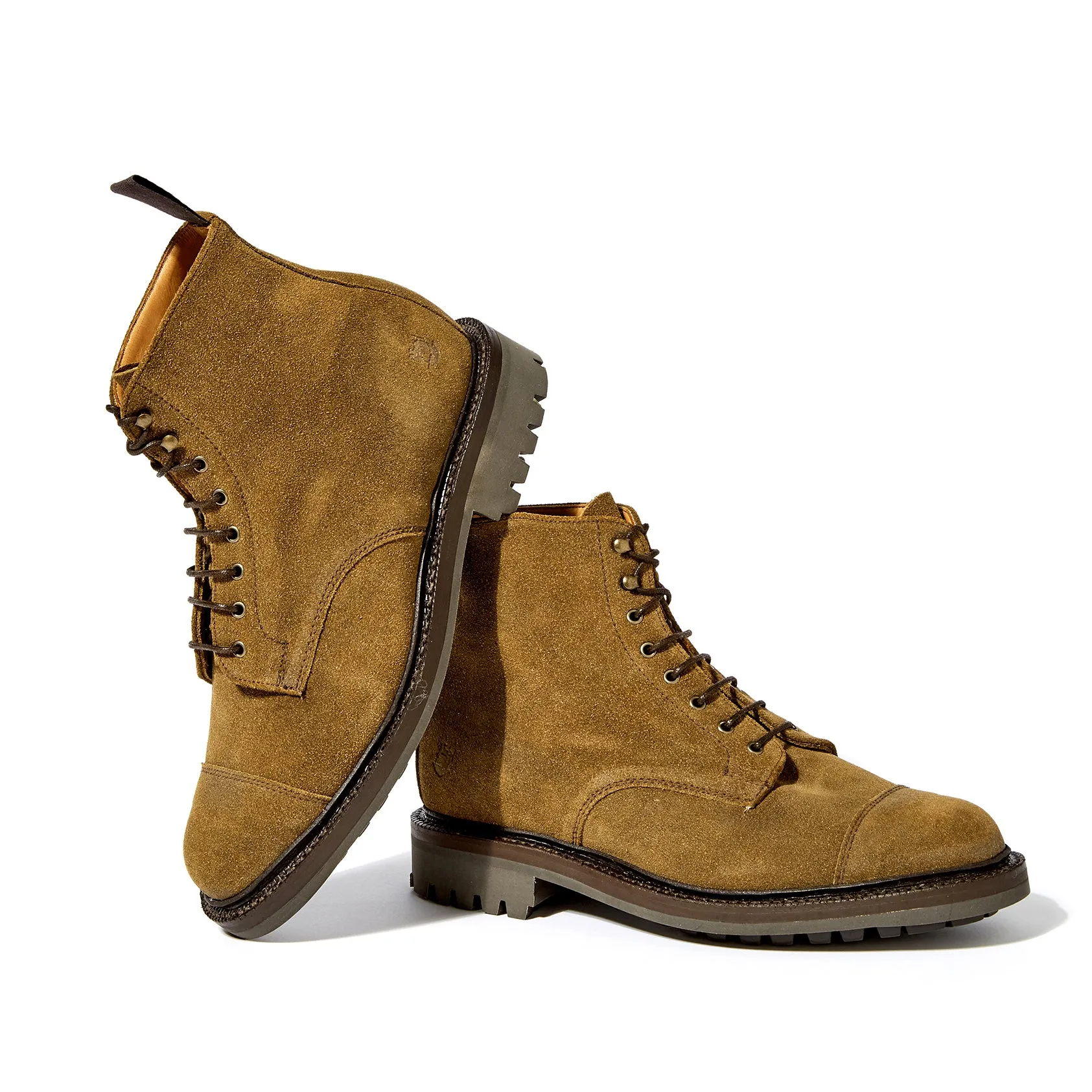 British Made Upton Suede Derby Cap Boot