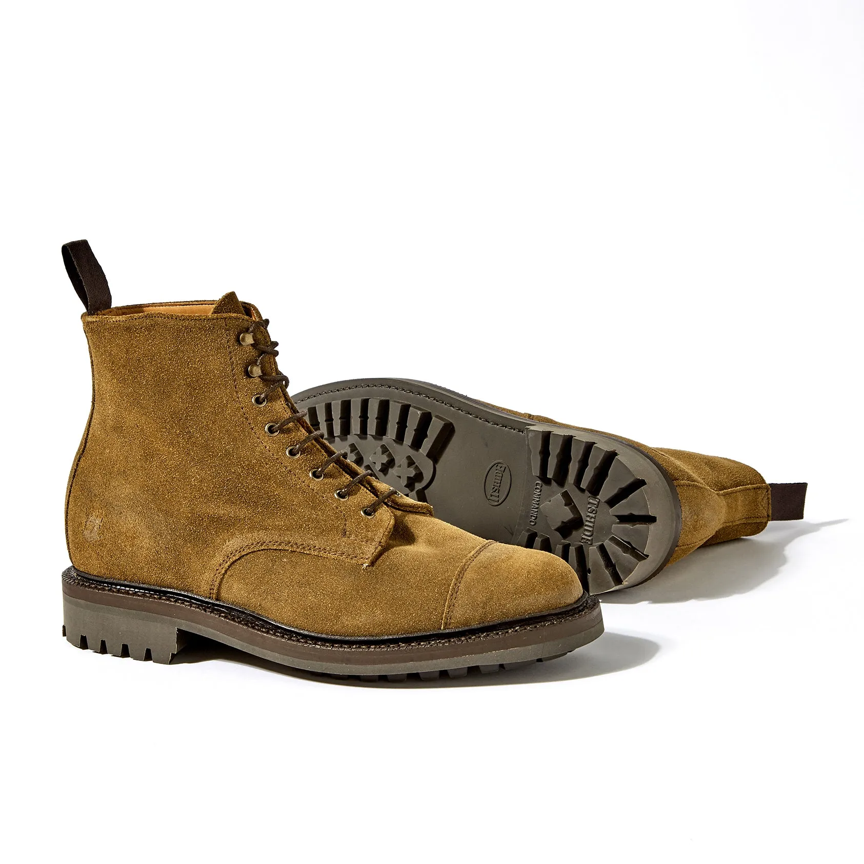 British Made Upton Suede Derby Cap Boot