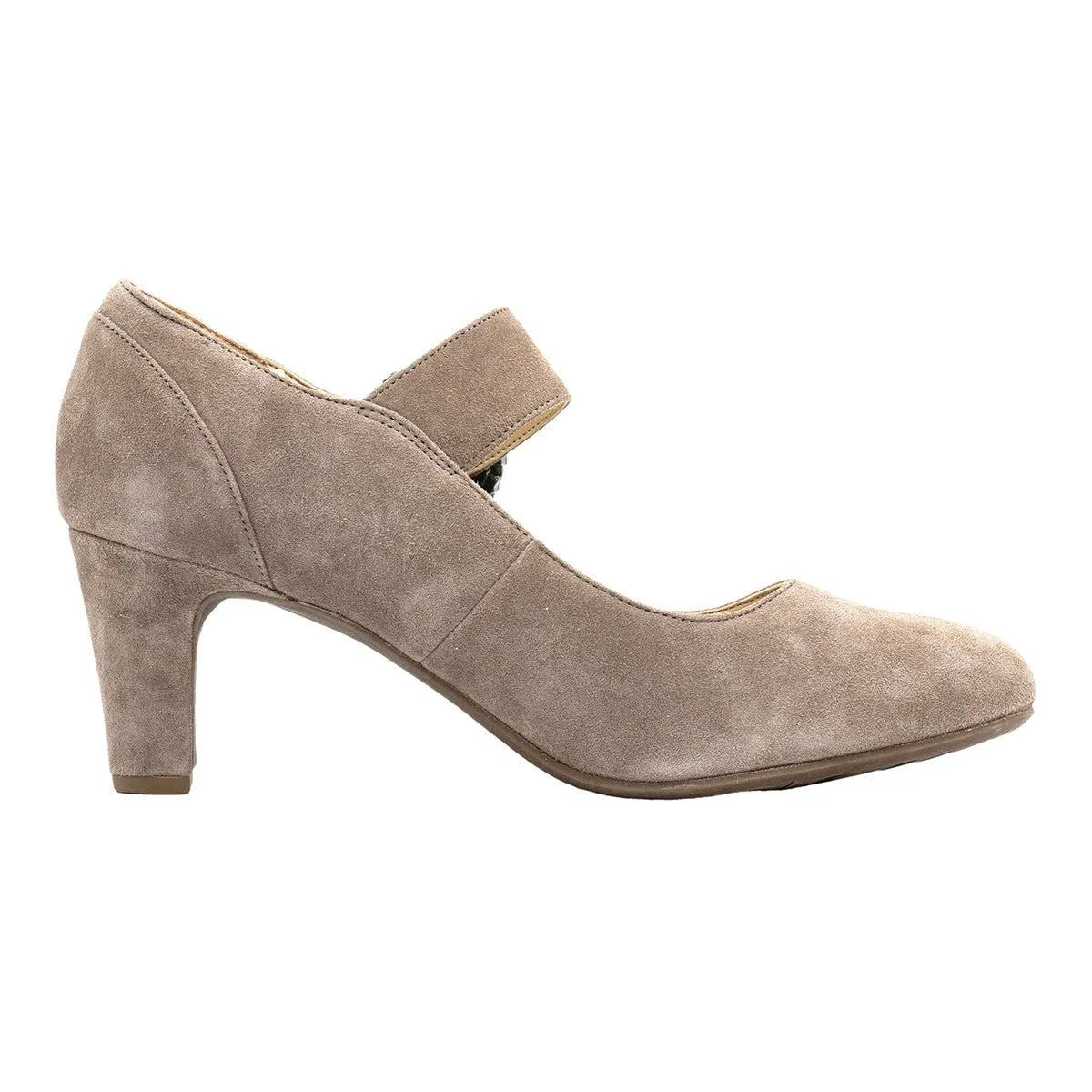 Bugatti Pump High-Heel Shoes Fabric Brown Colour For Women