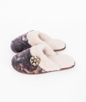 Carmen Slippers - Snakeskin