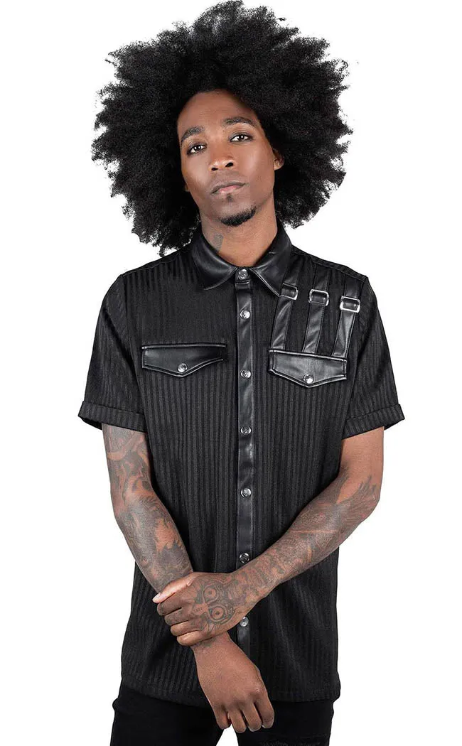 Corporate Hell Shirt | Pinstripe