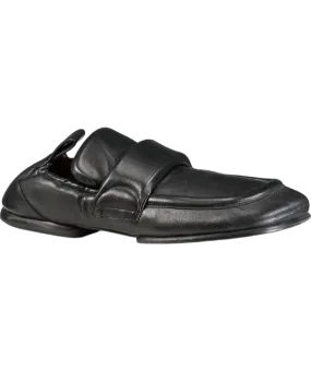 Dries Van Noten Black Leather Slip-on Loafers UK 9 EU 43 👞