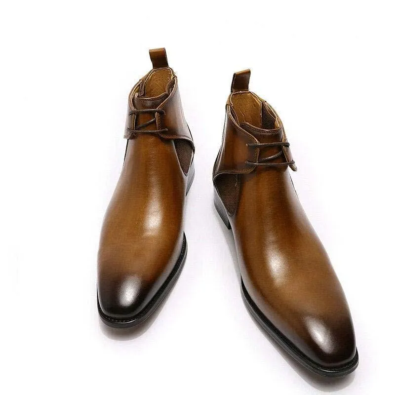 DW Men's Genuine Leather Chukka Boots