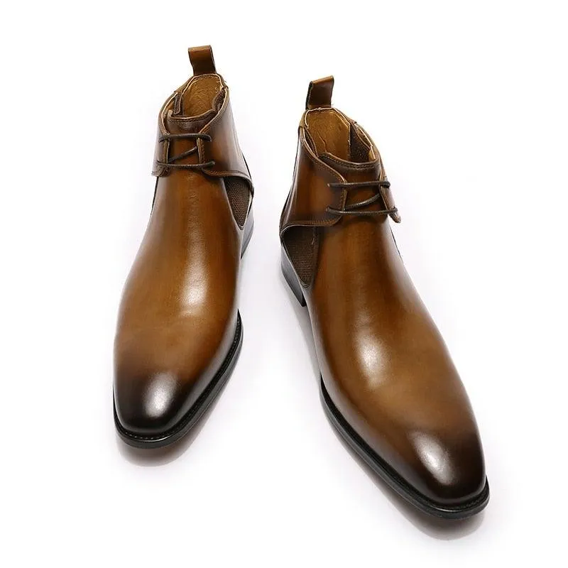 DW Men's Genuine Leather Chukka Boots