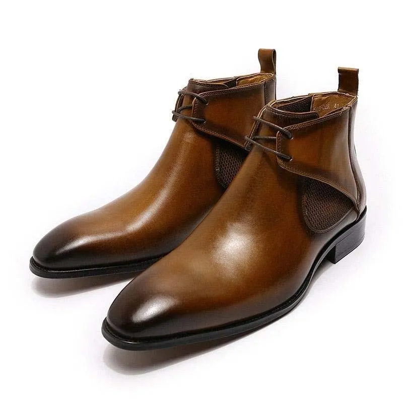 DW Men's Genuine Leather Chukka Boots