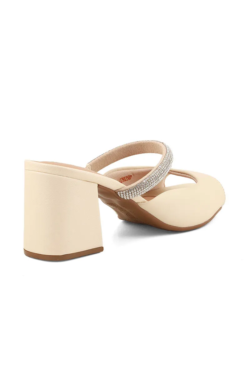 Formal Slip On I29250-Cream