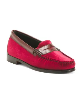 GH BASS Whitney Velvet Loafers