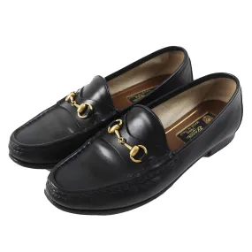 GUCCI loafers leather black 36