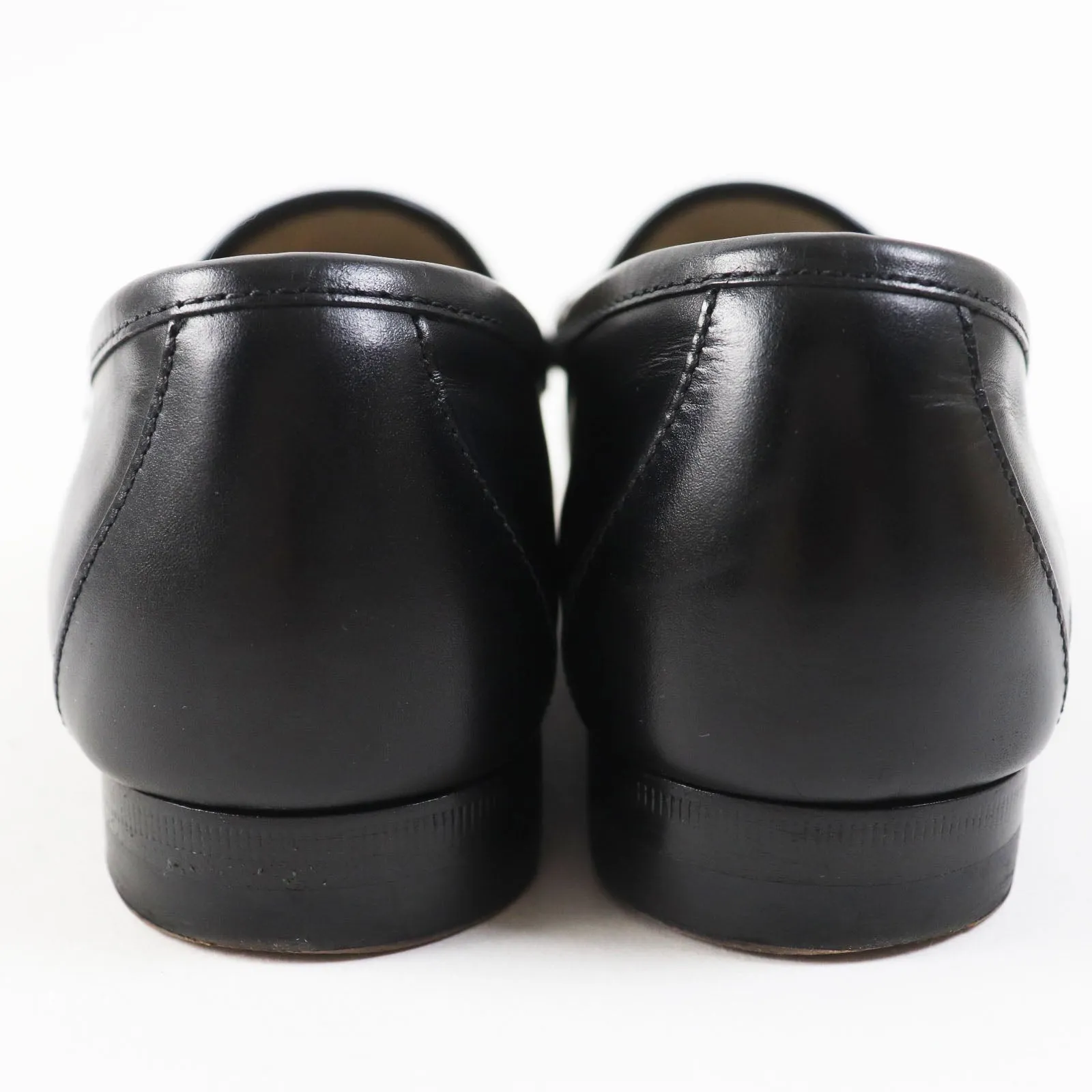 GUCCI loafers leather black 36