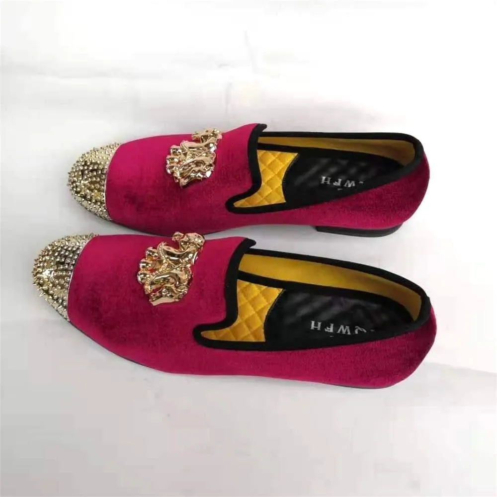 Handmade Men Loafers  Party And Wedding Shoes