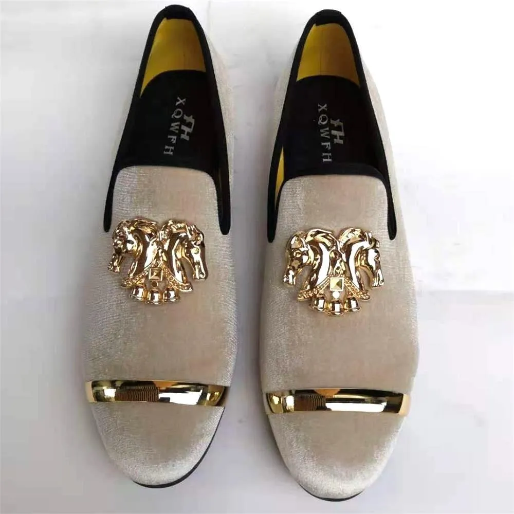 Handmade Men Loafers  Party And Wedding Shoes