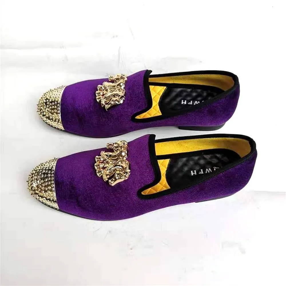 Handmade Men Loafers  Party And Wedding Shoes