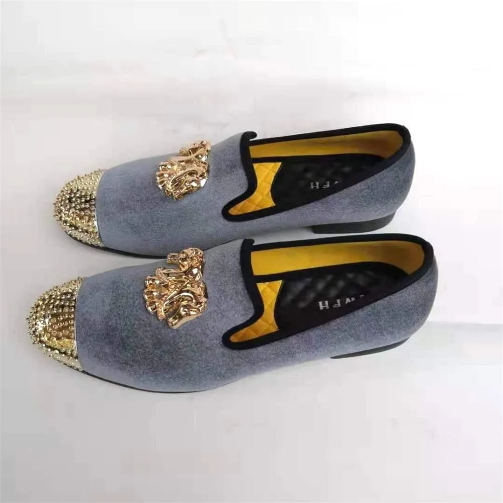 Handmade Men Loafers  Party And Wedding Shoes