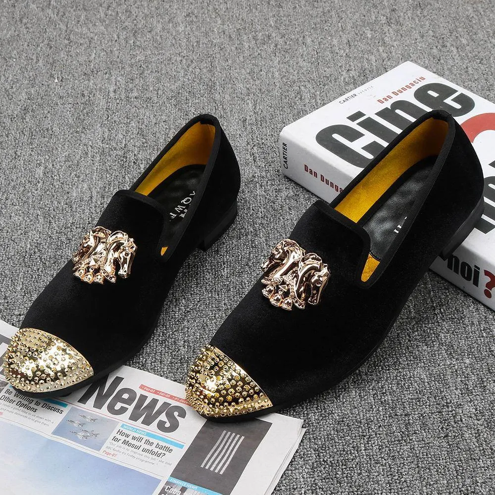 Handmade Men Loafers  Party And Wedding Shoes