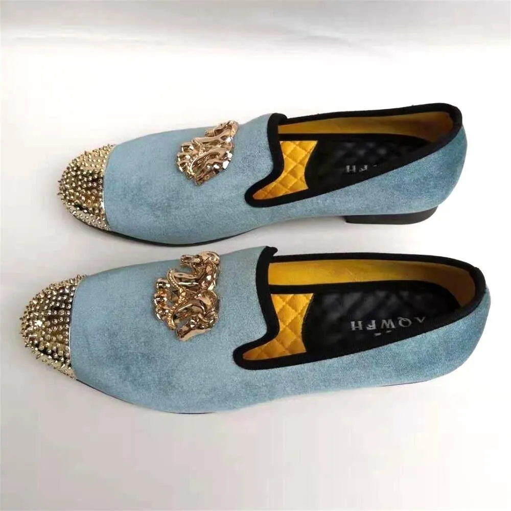 Handmade Men Loafers  Party And Wedding Shoes