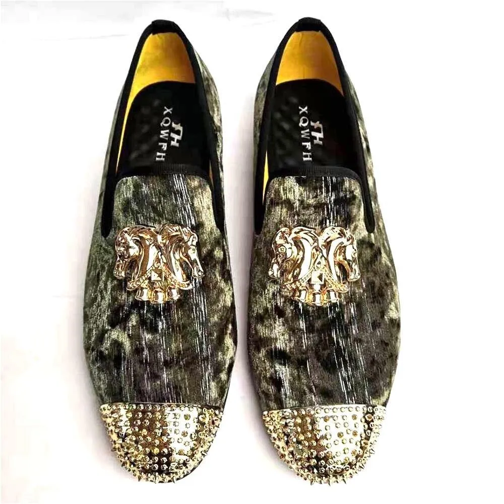 Handmade Men Loafers  Party And Wedding Shoes