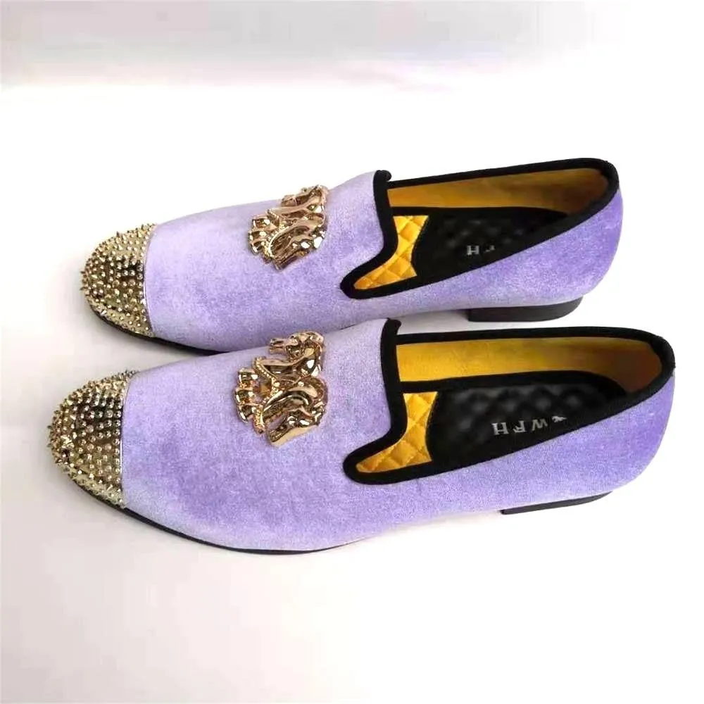 Handmade Men Loafers  Party And Wedding Shoes