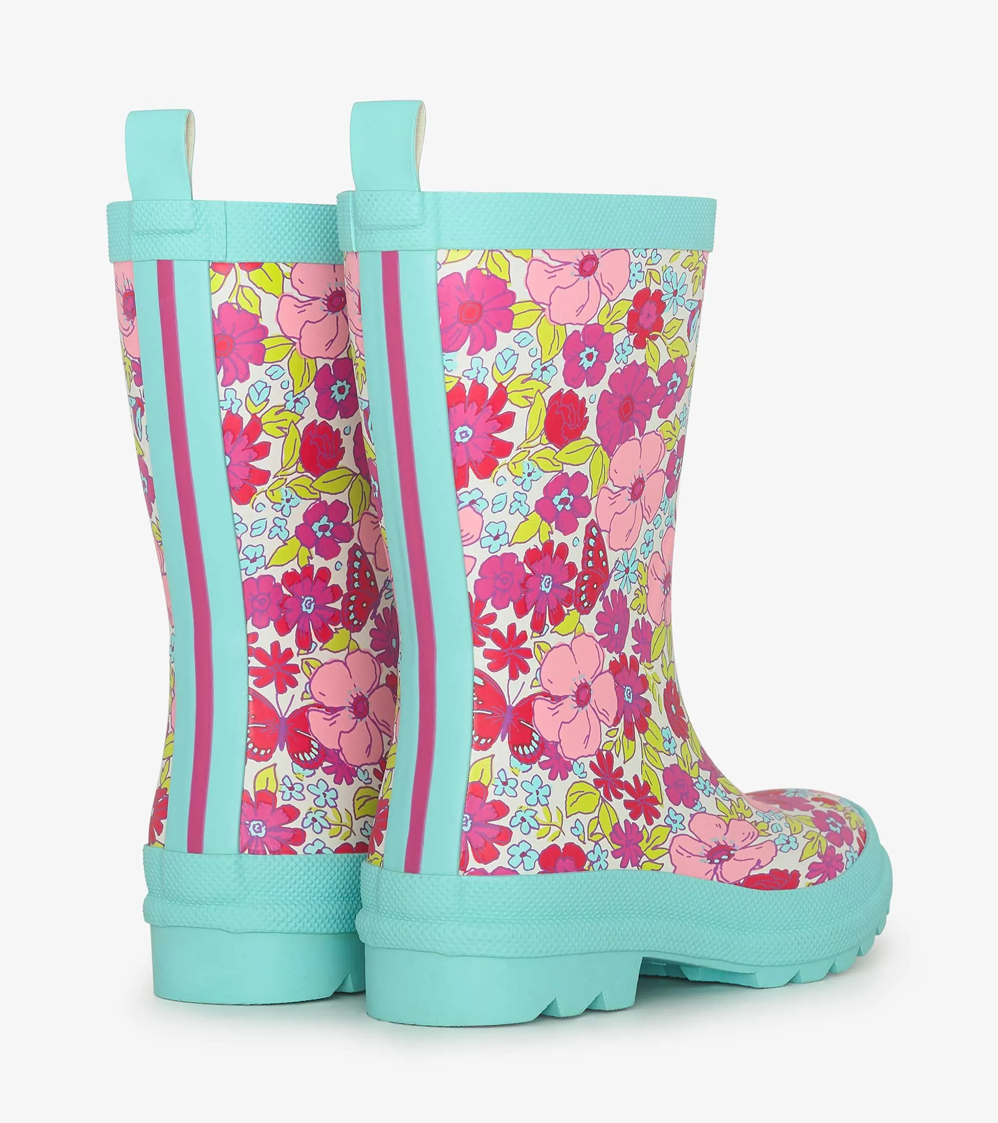 Hatley Groovy Flowers Matte Rain Boots