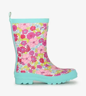 Hatley Groovy Flowers Matte Rain Boots