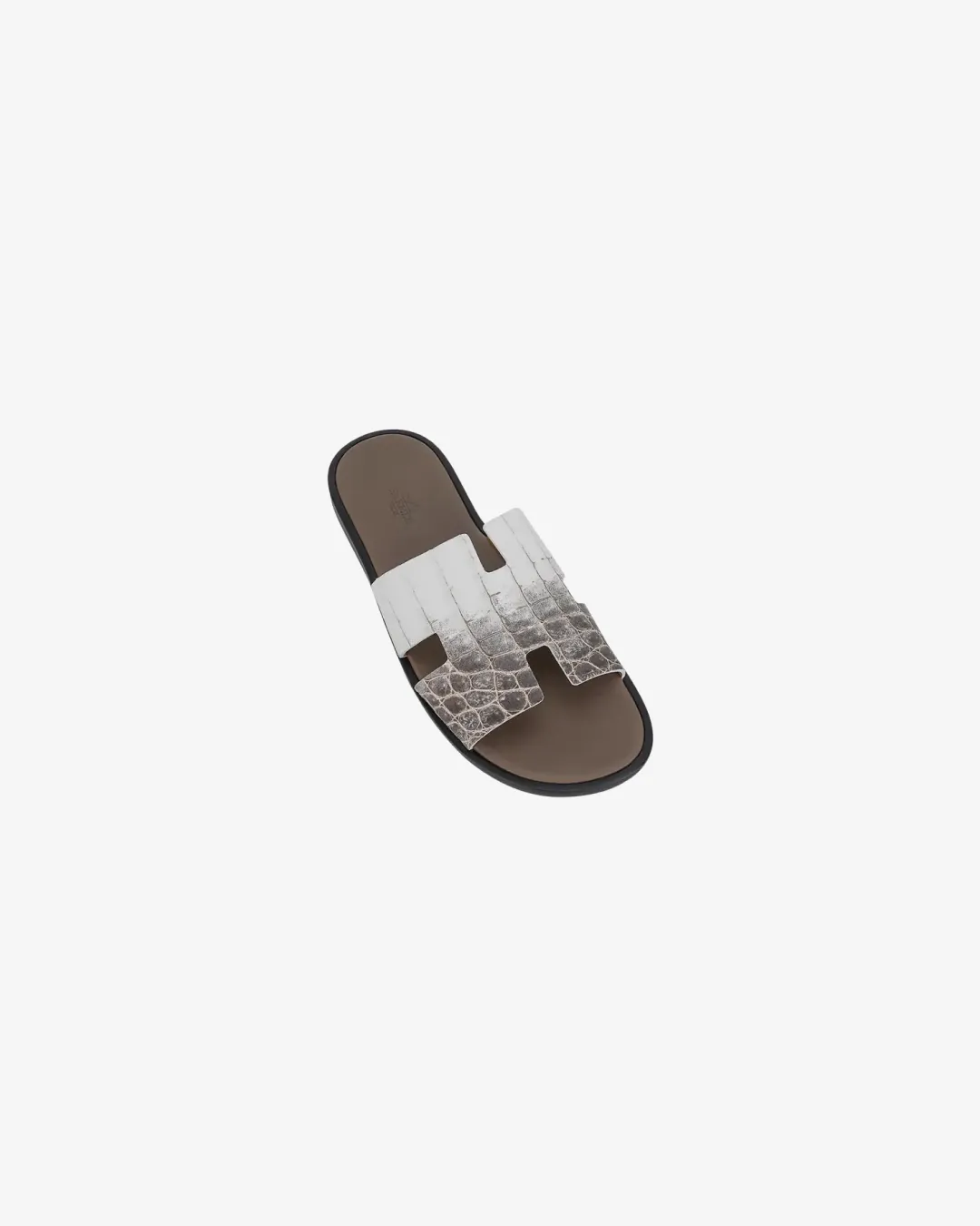 Hermes Himalayan Blanc Crocodile Izmir Sandal