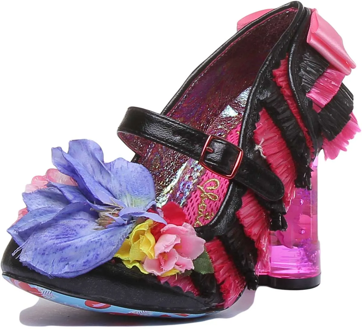 Irregular Choice Amore In Black Pink