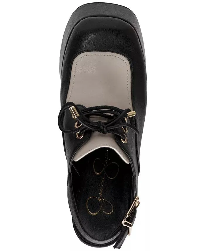 Jessica Simpson Sondos Platform Sandals Diva Loafer Slingback Block Heeled Pumps