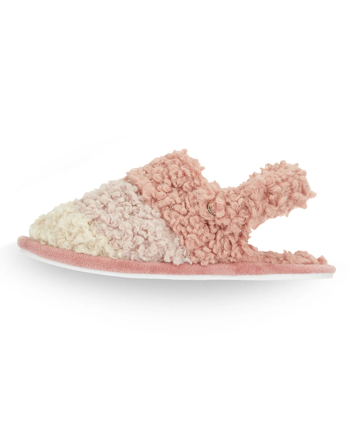 Kids' Shaggy Fur Plush Close Toed Slippers