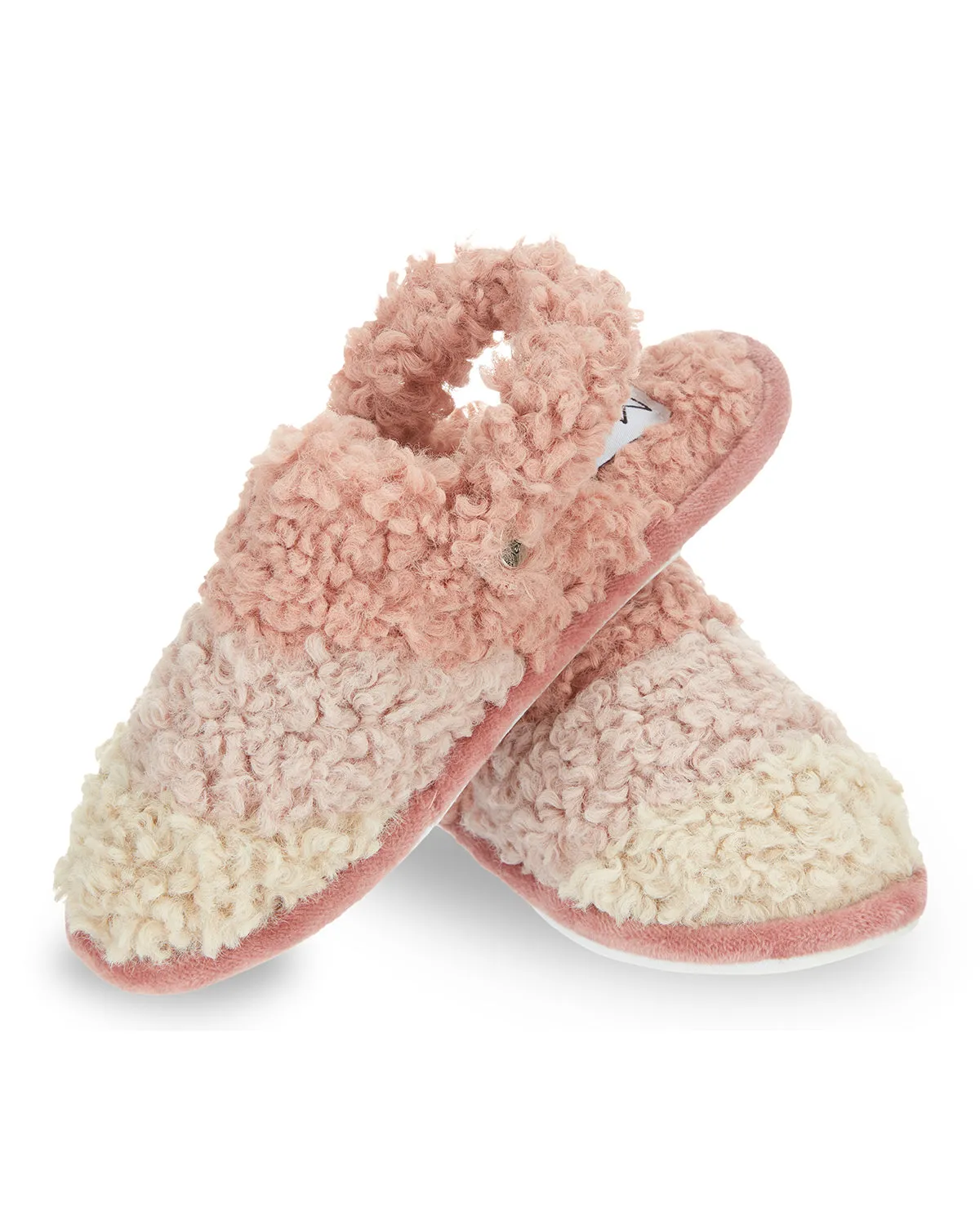 Kids' Shaggy Fur Plush Close Toed Slippers