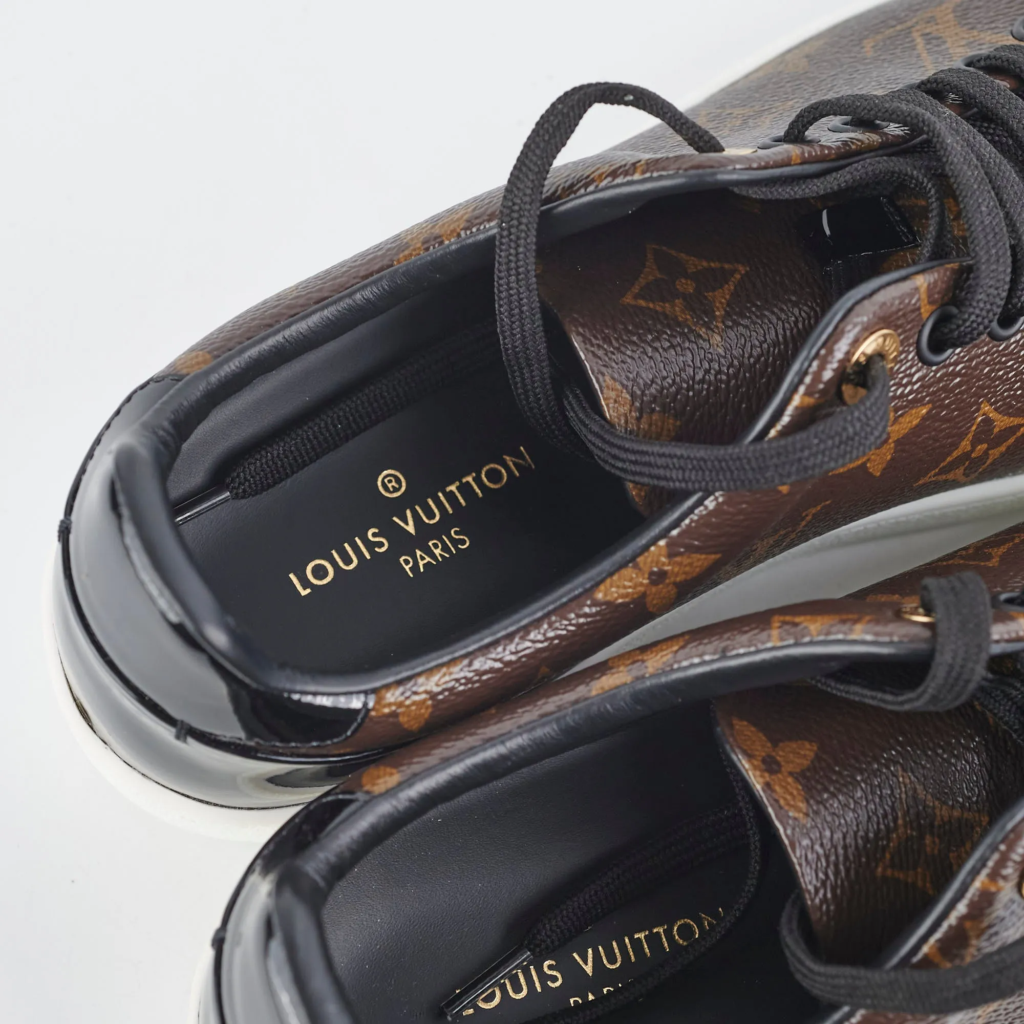 Louis Vuitton Frontrow Sneakers Monogram Size 38