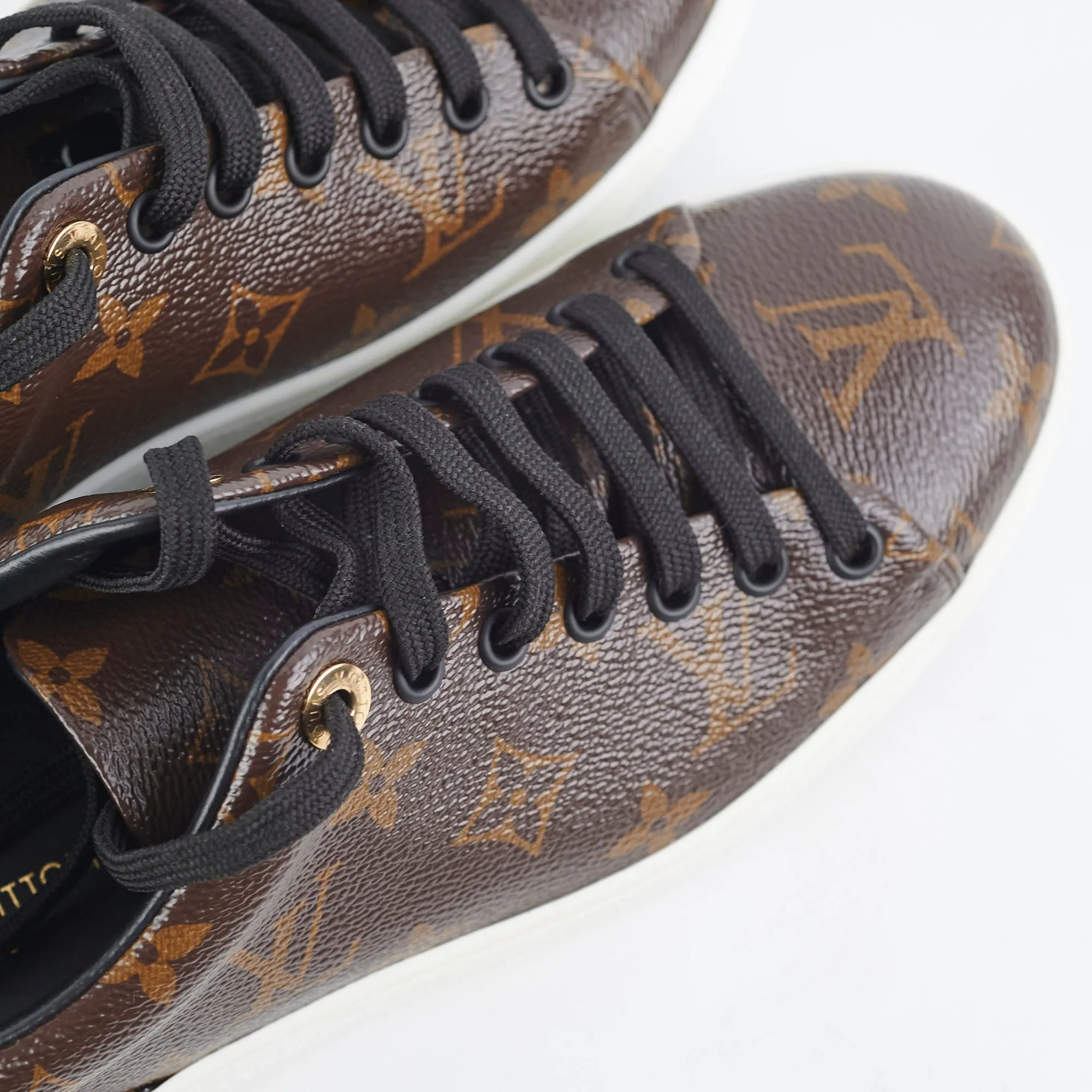 Louis Vuitton Frontrow Sneakers Monogram Size 38