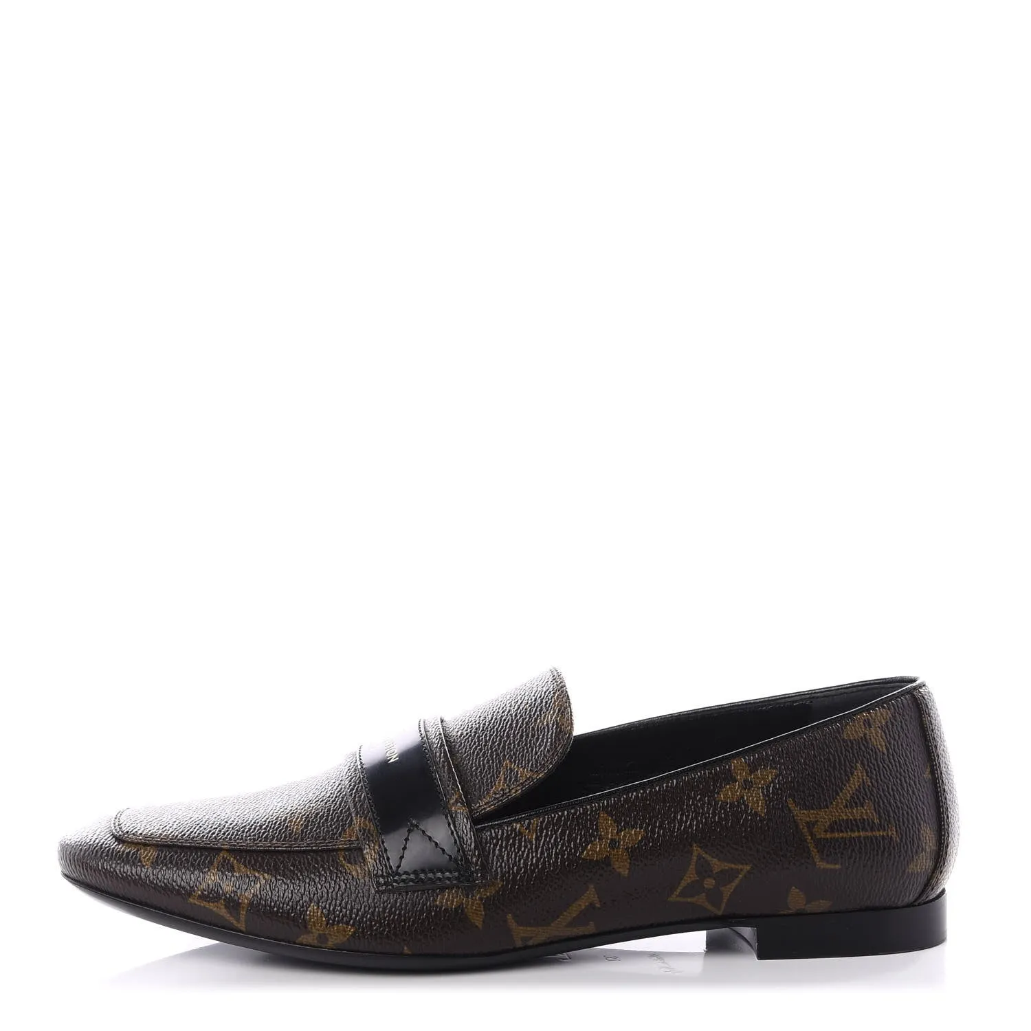LOUIS VUITTON MONOGRAM UPPERCASE LOAFERS