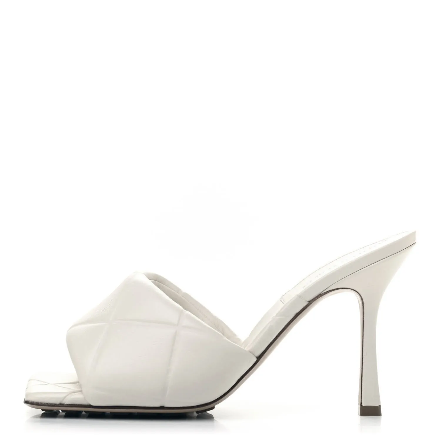 <b> BOTTEGA VENETA</b> <br>Nappa Quilted Lido Mule Sandals 37