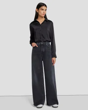 MANKIND Zoey Super Wide Leg in Licorice