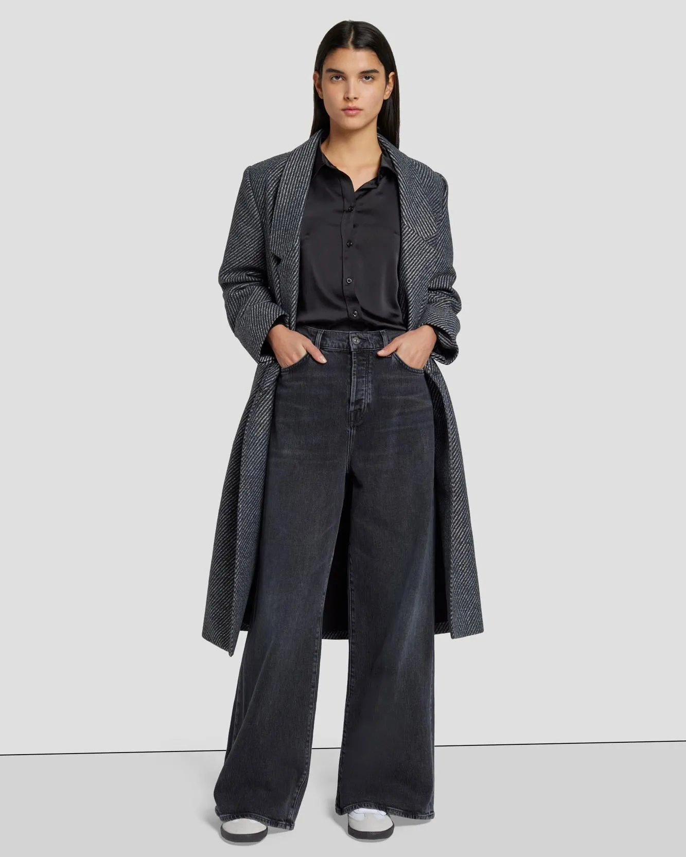 MANKIND Zoey Super Wide Leg in Licorice