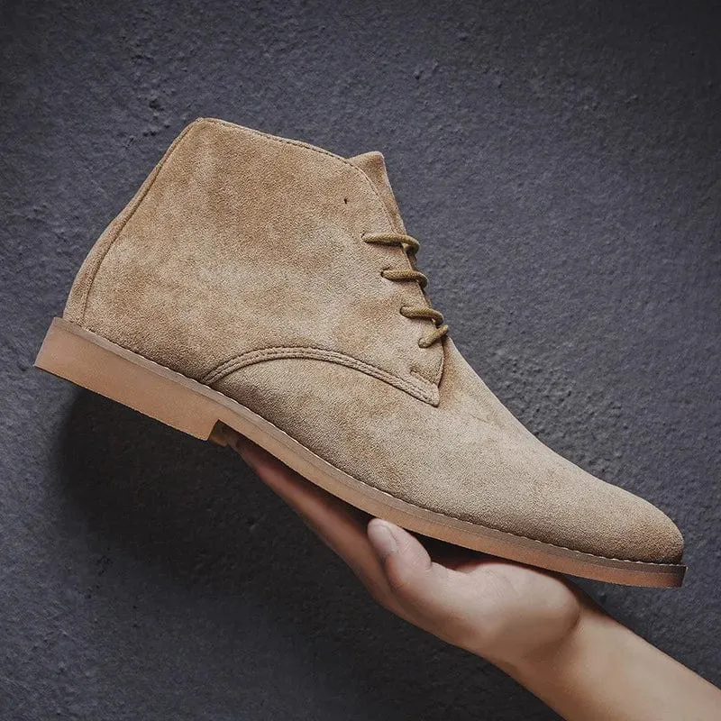 Men's Classic Smart Casual Chelsea Boots Lace-up Shoes