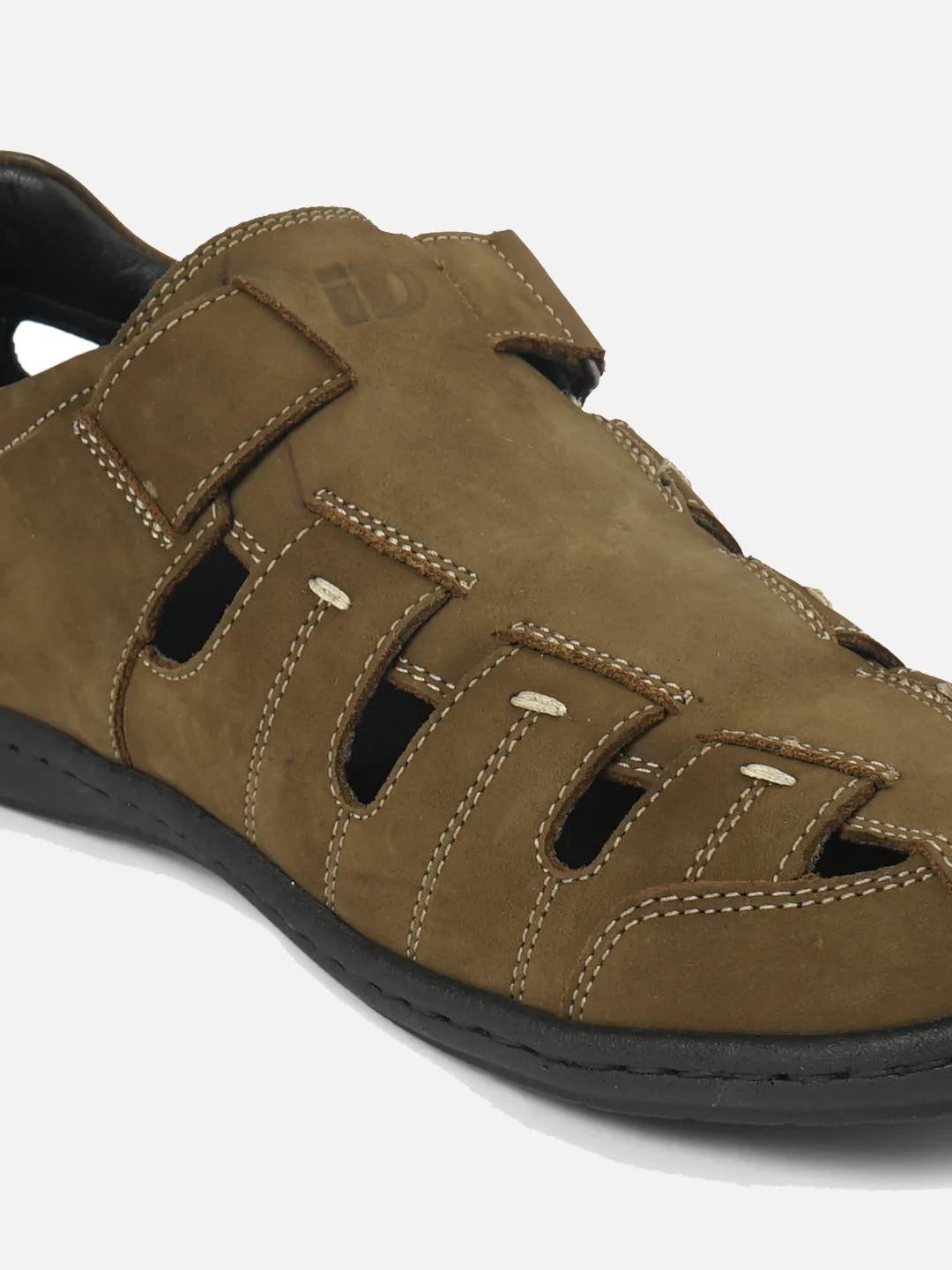 Men's Olive Huarache Sandal (ID4071)