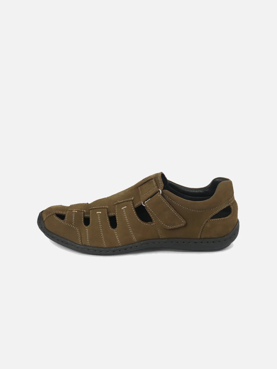 Men's Olive Huarache Sandal (ID4071)