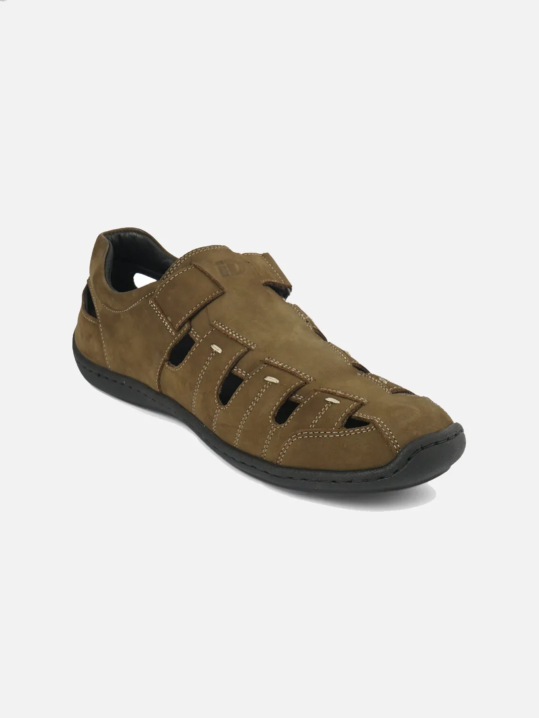 Men's Olive Huarache Sandal (ID4071)