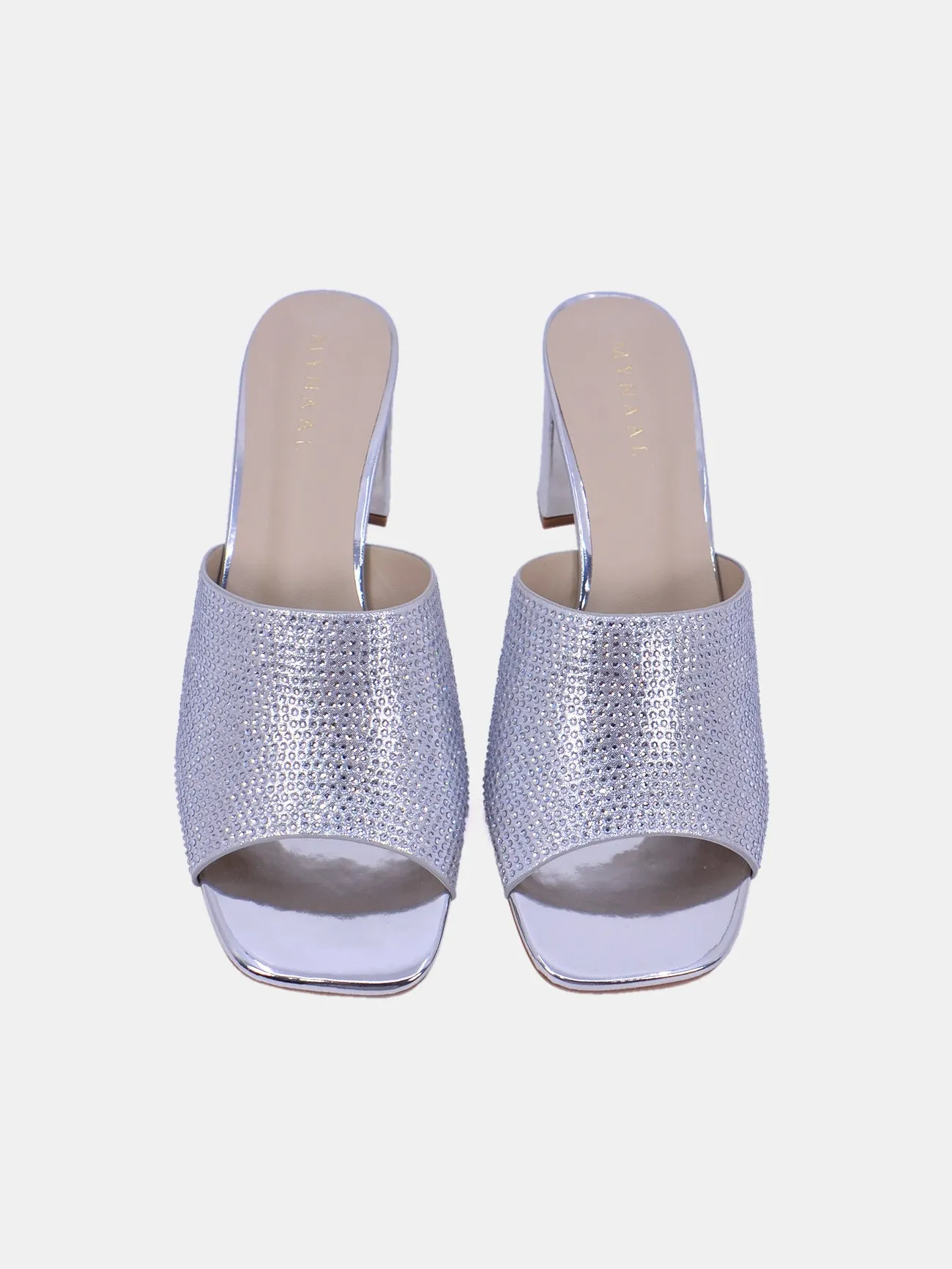 Mynaal Sparkle Women's Block Heel Sandals